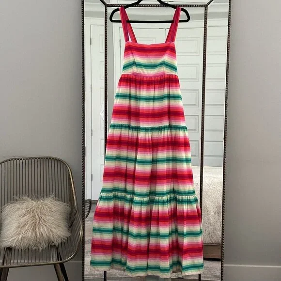 J. Crew Multicolor Striped Maxi Dress - Picture 6 of 6